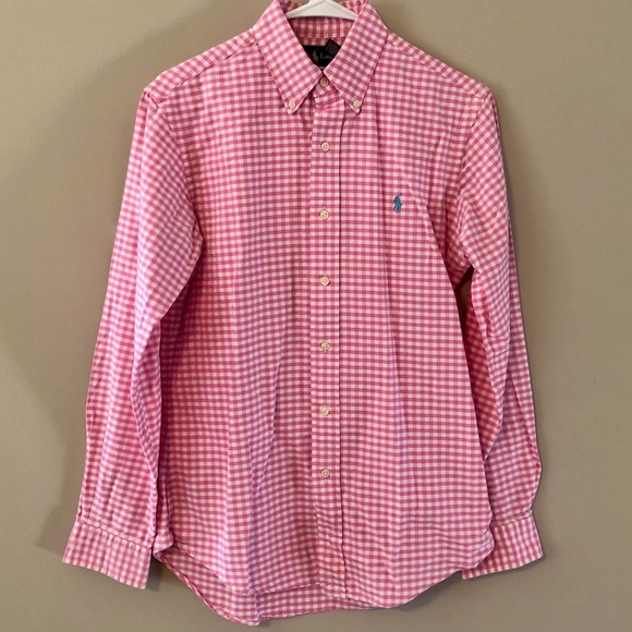 Ralph Lauren Other - 💙2/$30💙Men’s Pink Gingham Button Down